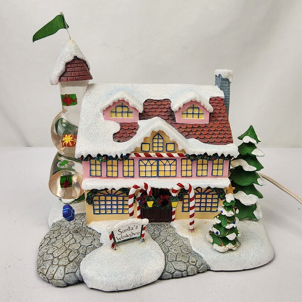 Hawthorne Rudolph's Christmas Town Village Collection "Santa's Toy Workshop"